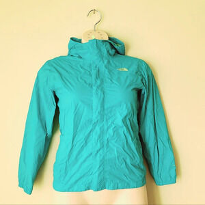 The North Face dry vent hooded rain jacket  girls sz.XL